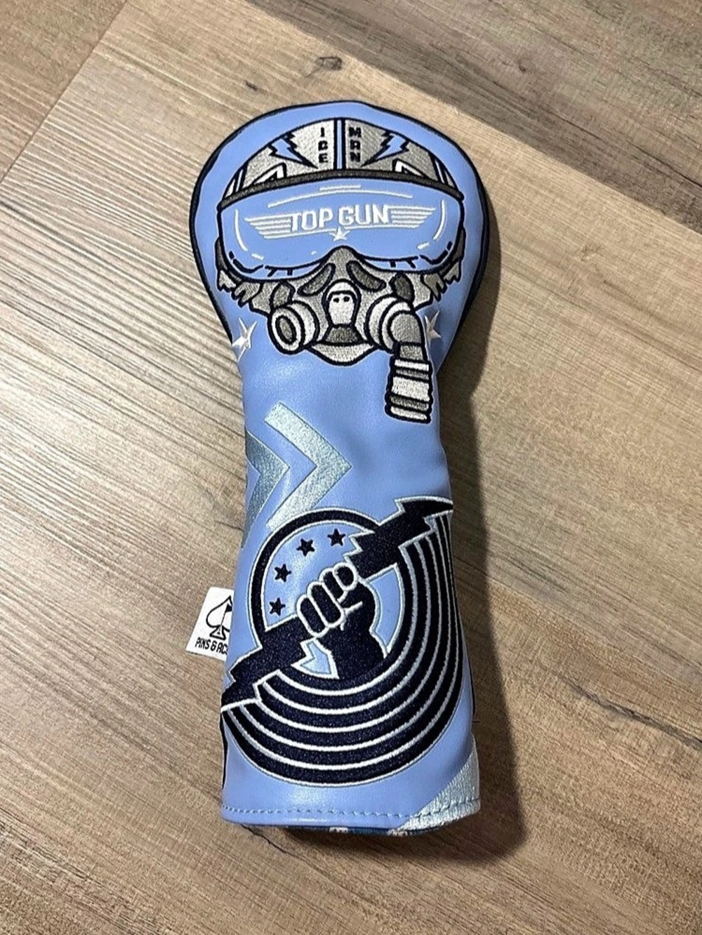 Pins & Aces Top Gun - Ice Man Fairway Headcover Blue & Black